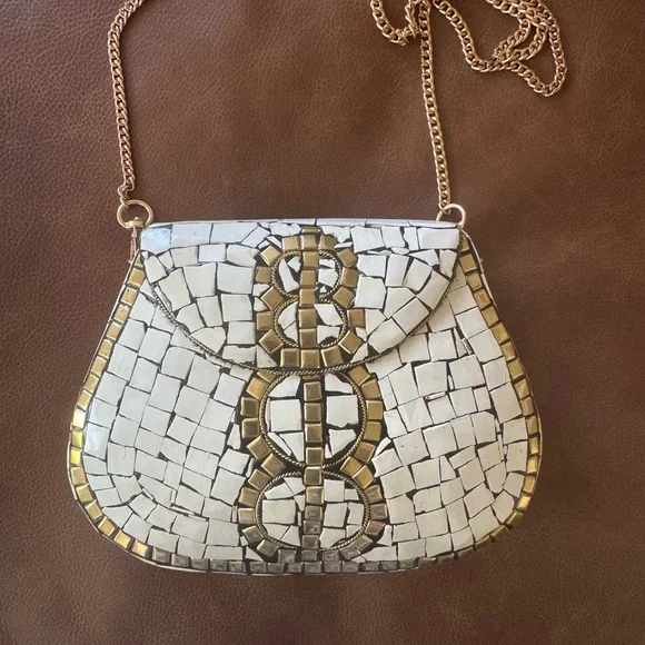 NEW Ramla Handmade Mosaic Bag - Picture 3 of 7